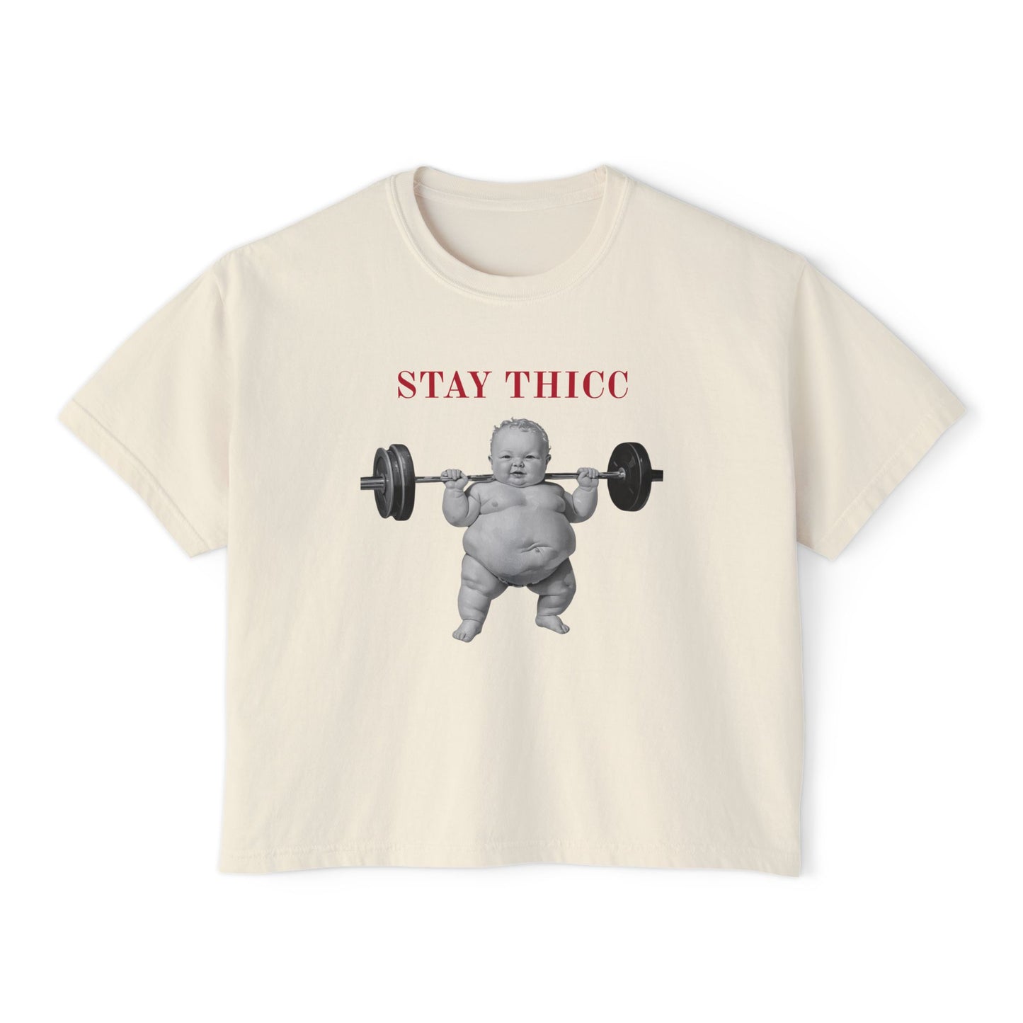 Stay Thicc Baby — Women's Boxy Tee