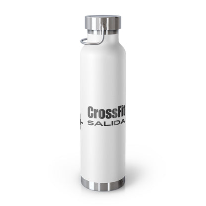 Insulated 22oz Water Bottle — 'Fitness For What You Love' Mountain Design