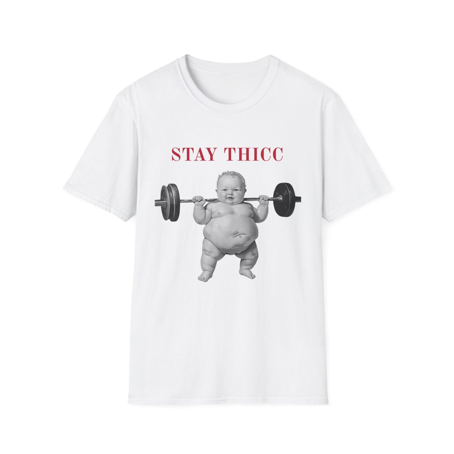 Stay Thicc Baby Weightlifting T-Shirt