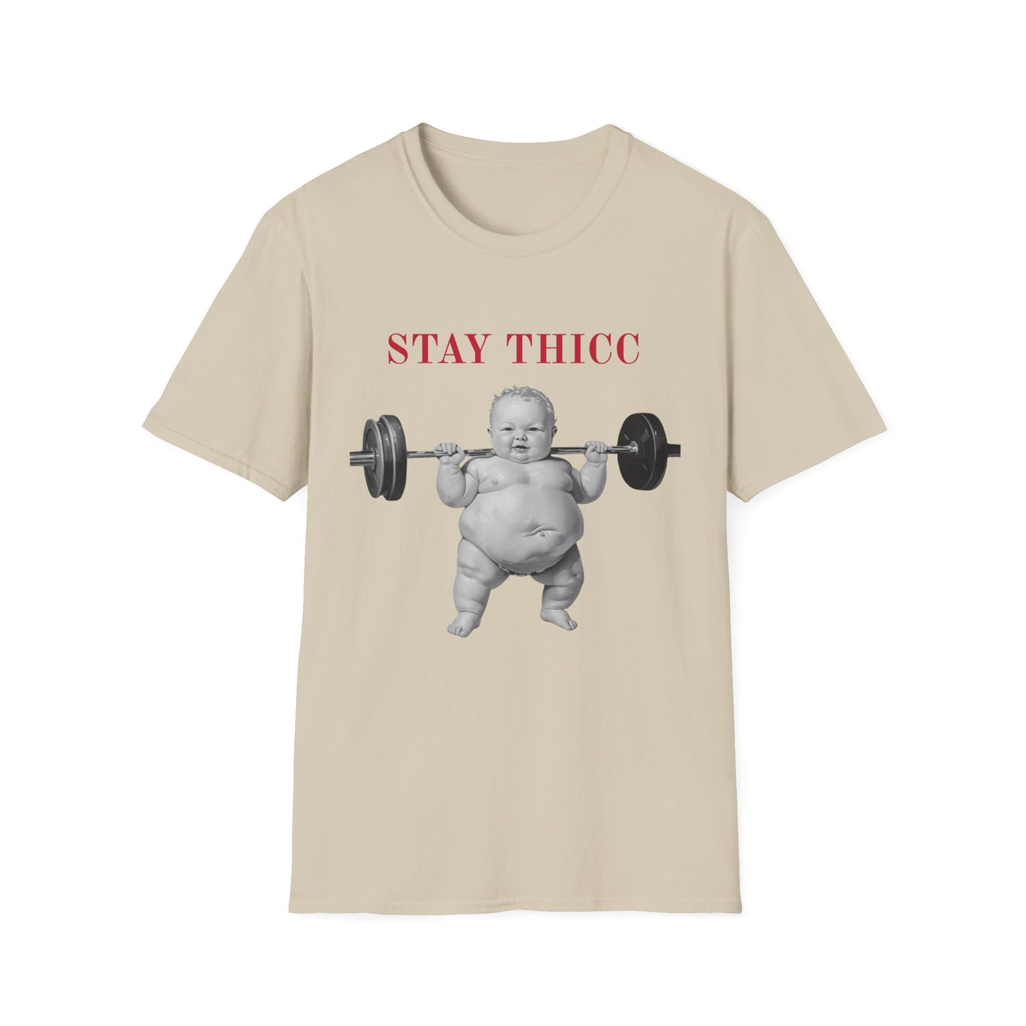 Stay Thicc Baby Weightlifting T-Shirt