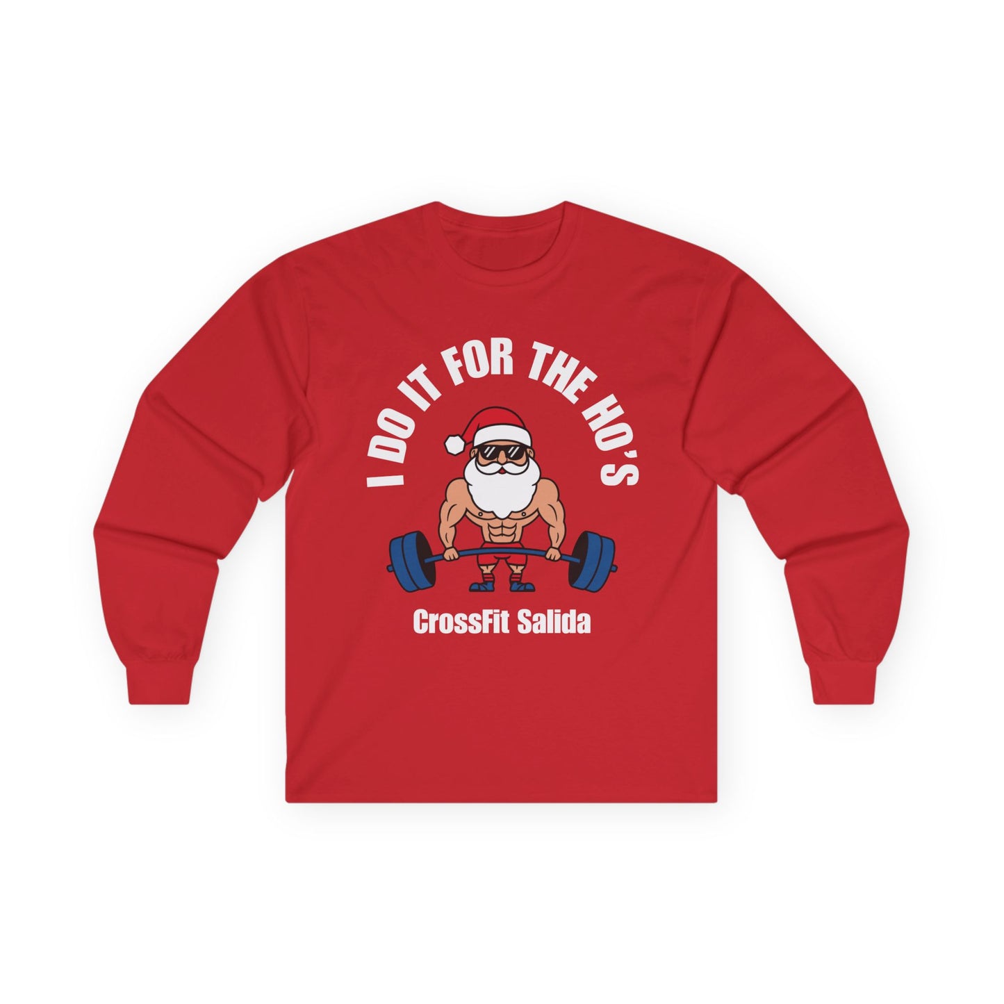 Santa Weightlifting Shirt
