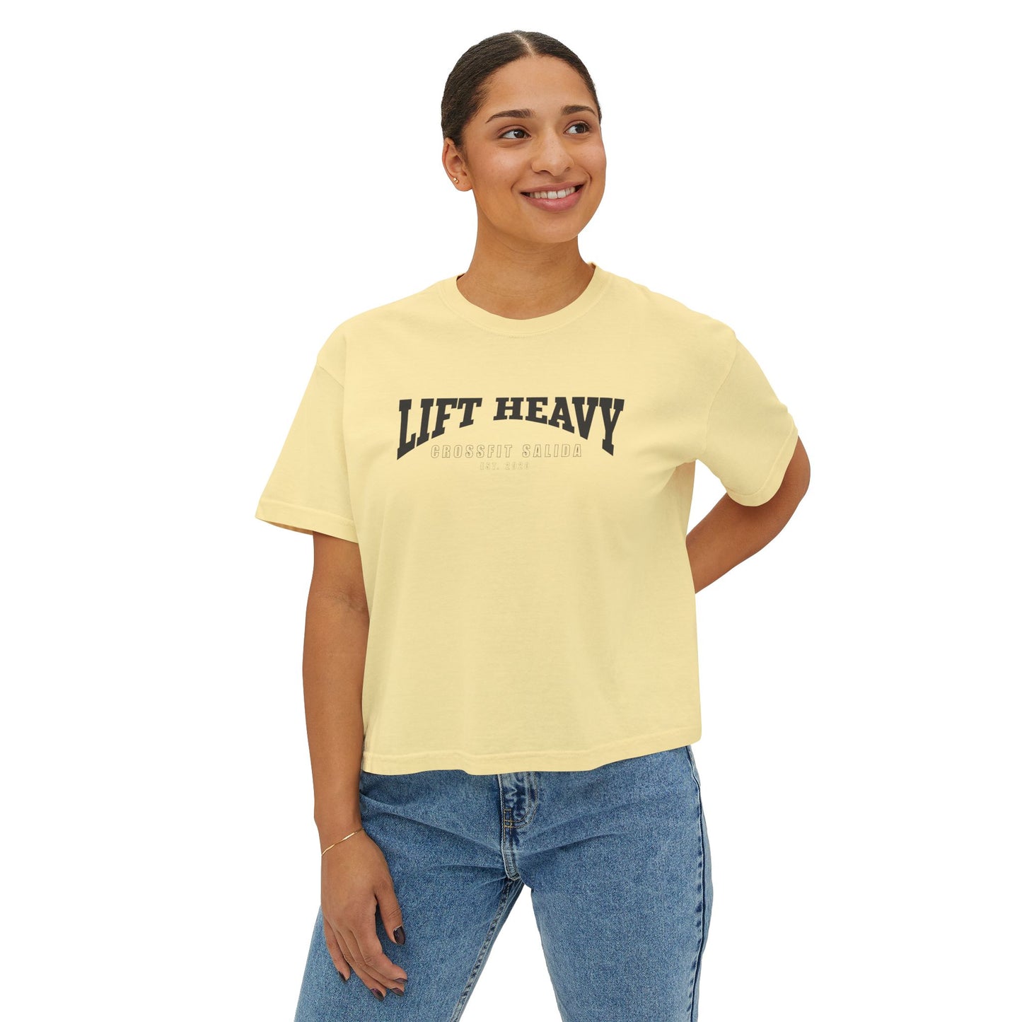 Lift Heavy Women's Boxy Tee