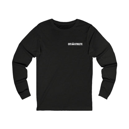 CrossFit Skull Long Sleeve Tee | Unisex Jersey Tee for Fitness Lovers, Gym Wear, Workout Gift, Black Tee, Salida CO Apparel