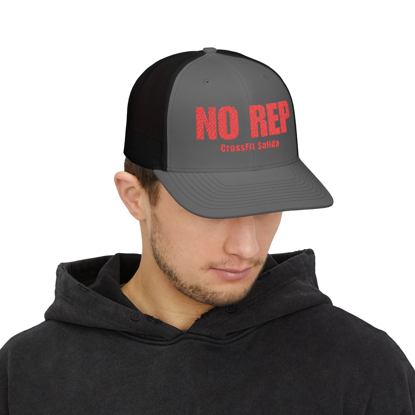 No Rep Embroidered Trucker Hat