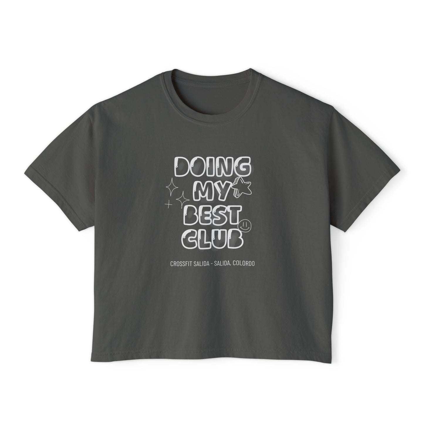 Doing My Best Club Boxy Tee